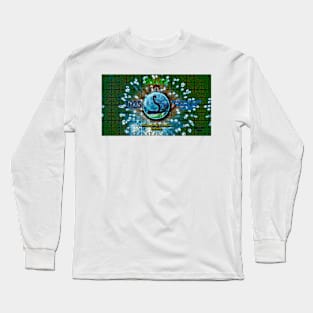 Zo-Disc Snake with background v1 Long Sleeve T-Shirt